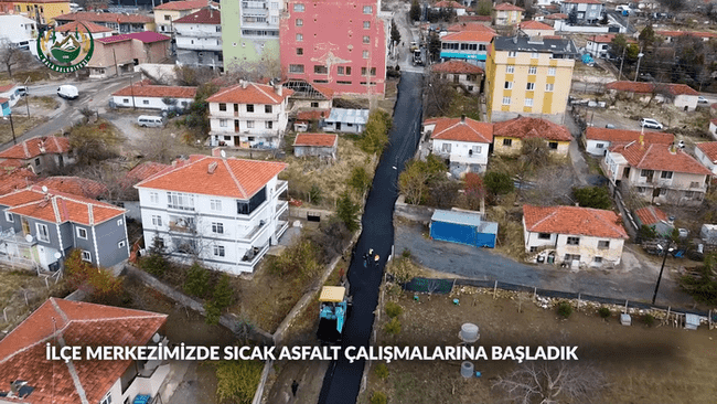 Başkan Ahmet Buran, İlçe Merkezindeki Yolları Konforlu Hale Getiriyor